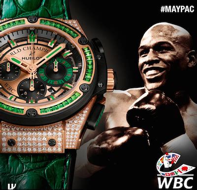 floyd mayweather hublot sponsor|Hublot boxer sponsors.